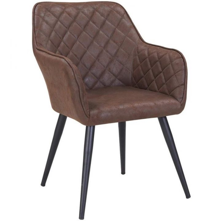 Fauteuil Lounge / Chaise De Salle À Manger En Tissu Aspect pour Chaise Fauteuil Pour Salle A Manger