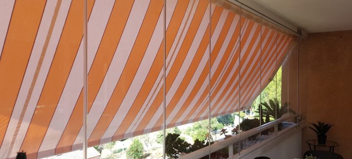 Fermeture De Balcon Par Un Rideau De Verre Résidence Le à Rideau De Verre Pour Balcon