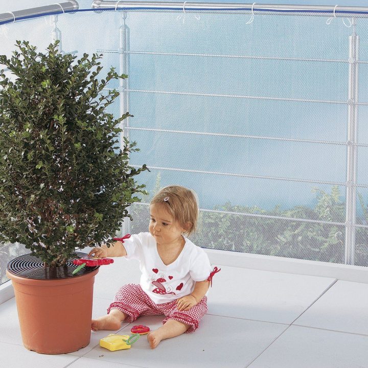 Filet Transparent Balcon avec Rideau Plastique Transparent Pour Terrasse