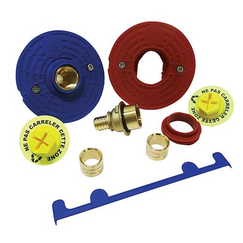 Fixoplac Droit À Glissement Per Pour Bain-Douche Diam16-F1 tout Per Pour Douche