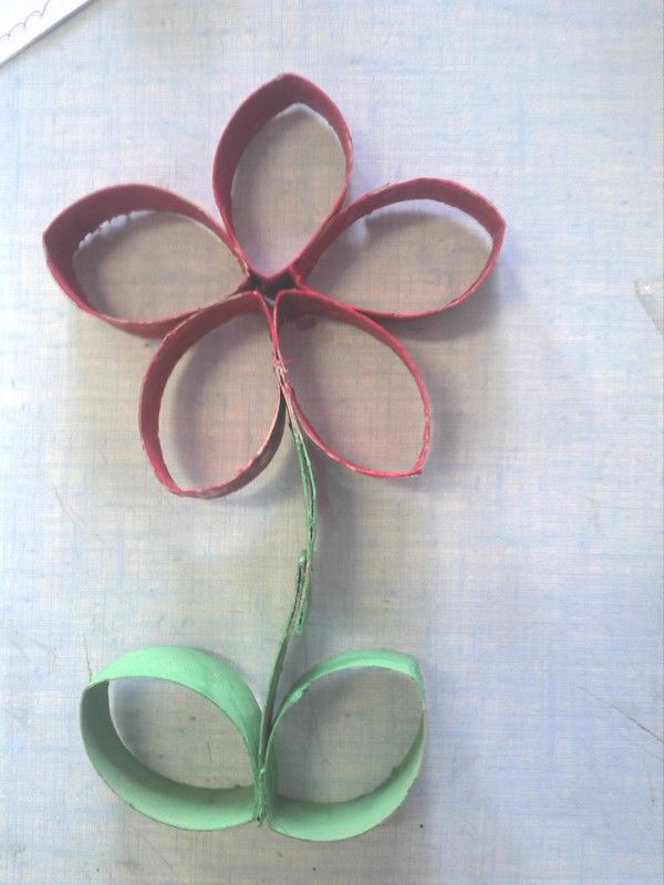 Fleur En Rouleau De Papier Toilette | Bricolage Printemps avec Cadre Avec Rouleau Papier Toilette