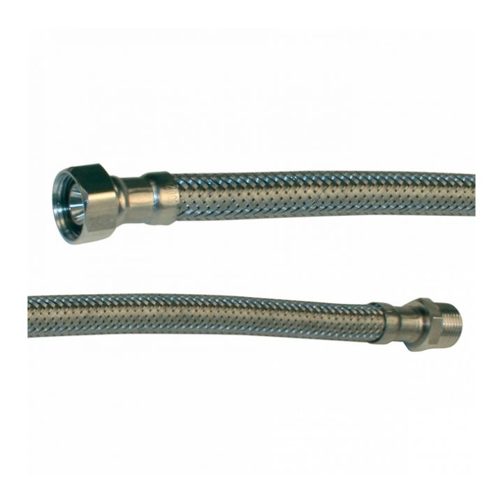 Flexible Sanitaire Inox À Visser – Mâle / Femelle – 80Cm destiné Flexible De Douche Male Femelle