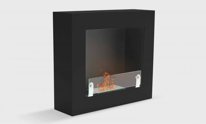 Foyer Mural Carré Bio Ethanol Brescia à Cheminée Bio Ethanol Murale