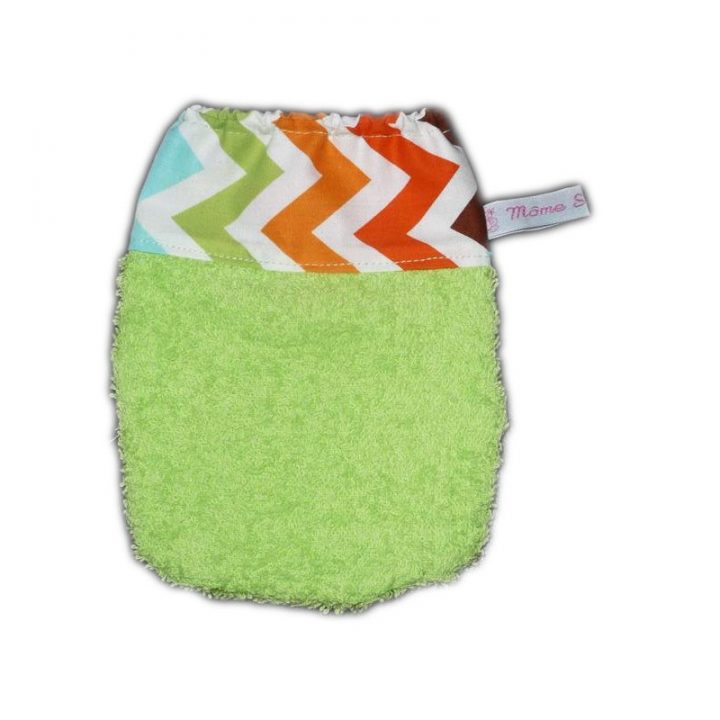 Gant De Toilette Enfant Chevrons (Dès 3 Ans) encequiconcerne Gant De Toilette Enfant