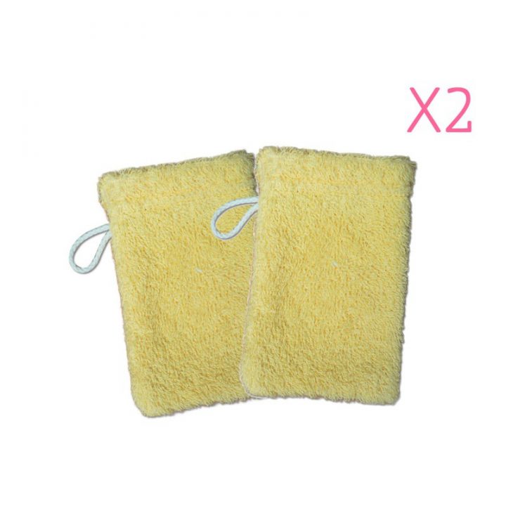 Gants D'Apprentissage Pour Enfants Coloris Jaune encequiconcerne Gant De Toilette Pour Enfant