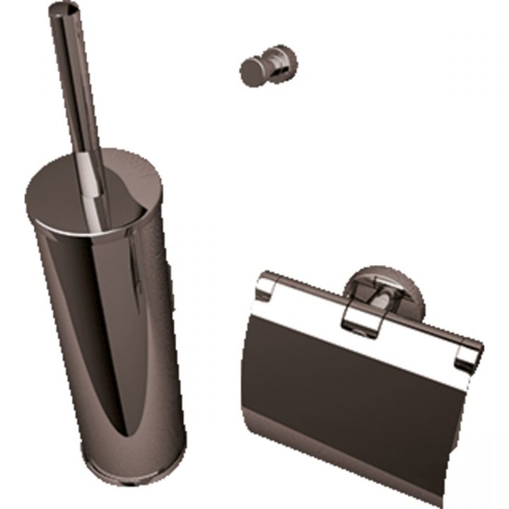 Geesa Nemox Brosse De Toilette Complet Avec Porte Papier concernant Brosse Toilette Suspendu