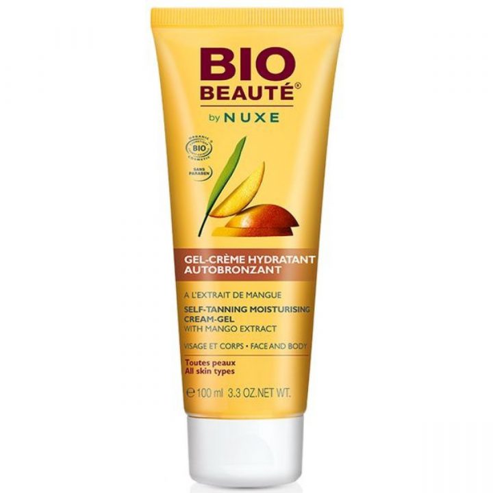 Gel-Crème Hydratant Autobronzant Visage Et Corps avec Cabine Douche Autobronzante