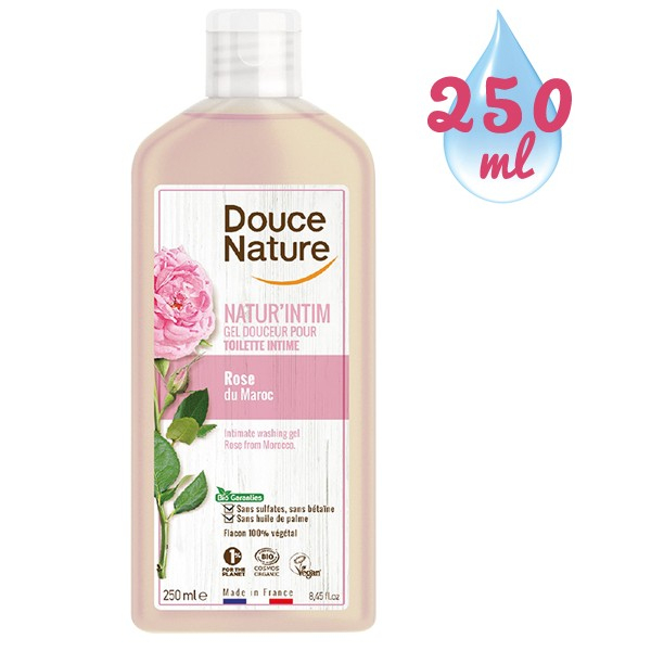 Gel Douceur Toilette Intime Natur'Intim Rose Du Maroc Bio pour Toilette Intime Bio