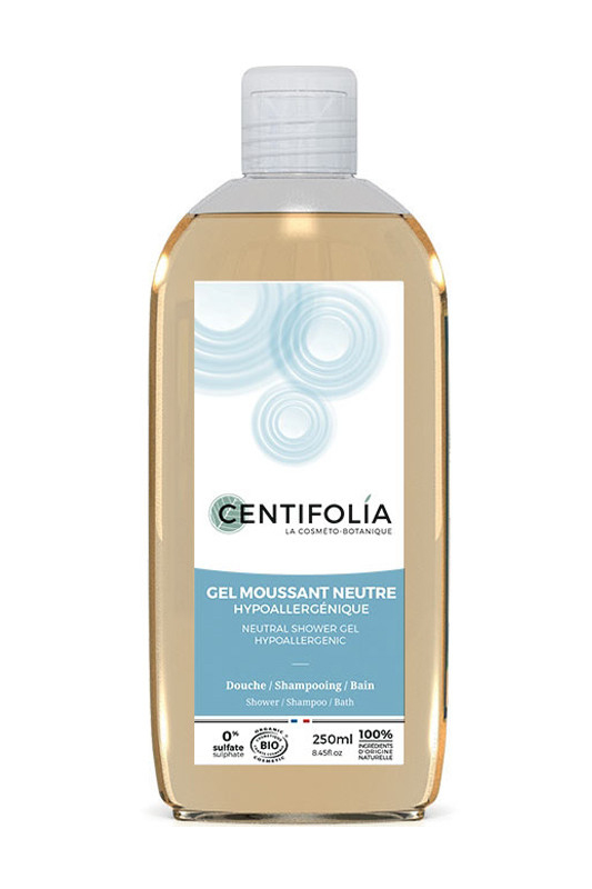 Gel Moussant Neutre Bio - Cheveux &amp; Corps - Centifolia à Gel Douche Hypoallergénique