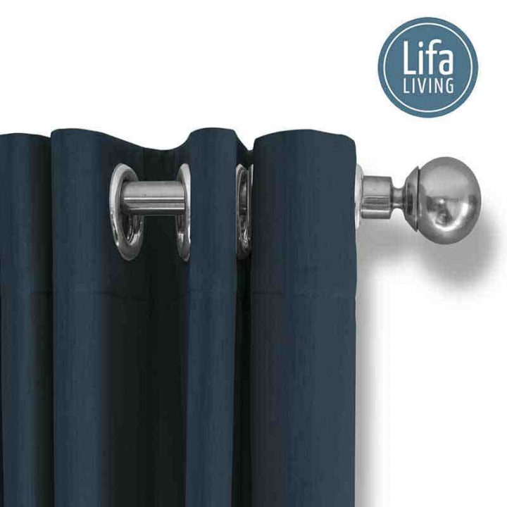 Grand Rideau Occultant À Oeillets – Jusqu'À 3 Mètres destiné Rideau Insonorisant