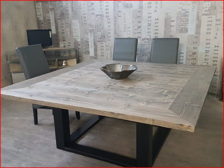 Grande Table Salle À Manger 12 Personnes | Plan De Maison pour Table De Salle À Manger Industrielle