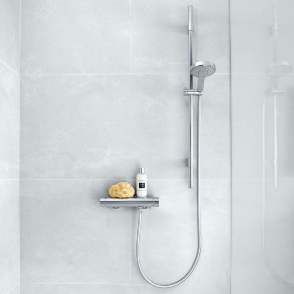 Grohe Grohtherm 2000 Set De Douche Thermostatique Avec serapportantà Douche A Jet Massage