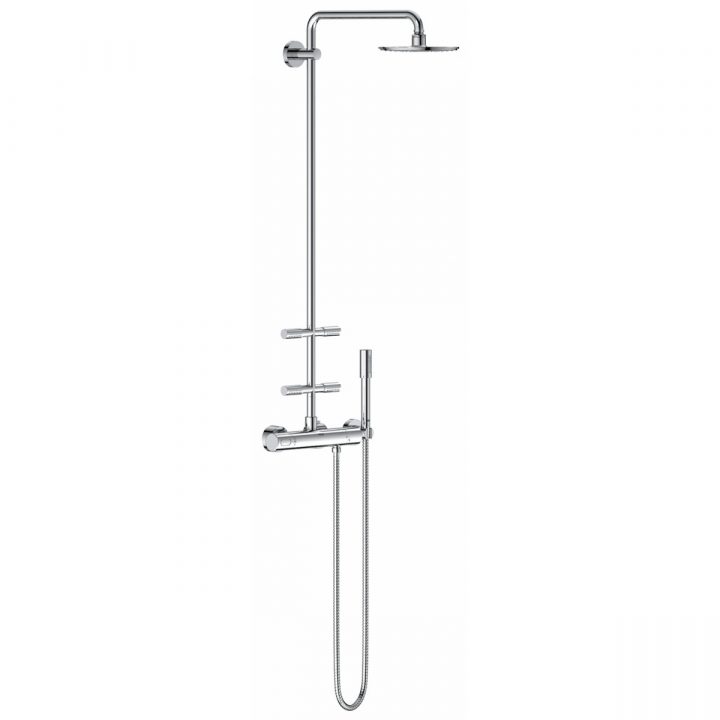 Grohe Rainshower Showerset Met Douchethermostaat 3000 Met serapportantà Accessoire De Douche Grohe Grohe Rainshower Showerset Met Douchethermostaat 3000 Met serapportantà Accessoire De Douche Grohe