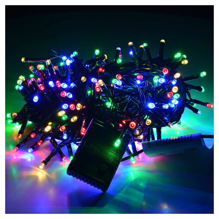 Guirlande Lumineuse Noël 300 Led Multicolore Intérieur pour Rideau Noel Exterieur