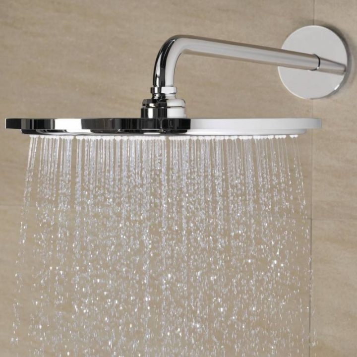 Habitium.fr: Jet Mural De Douche 1 Position De Jet Grohe encequiconcerne Position Douche