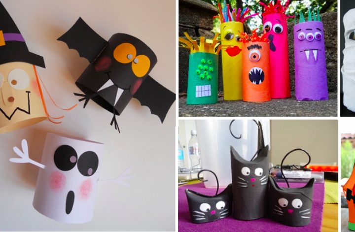 Halloween : 30 Idées Brico Avec Des Rouleaux De Papier à Activité Manuelle Avec Des Rouleaux De Papier Toilette