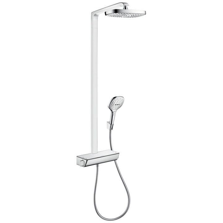 Hansgrohe Raindance Select E 300 2Jet Showerpipe 27128000 destiné Colonne De Douche Hansgrohe Raindance