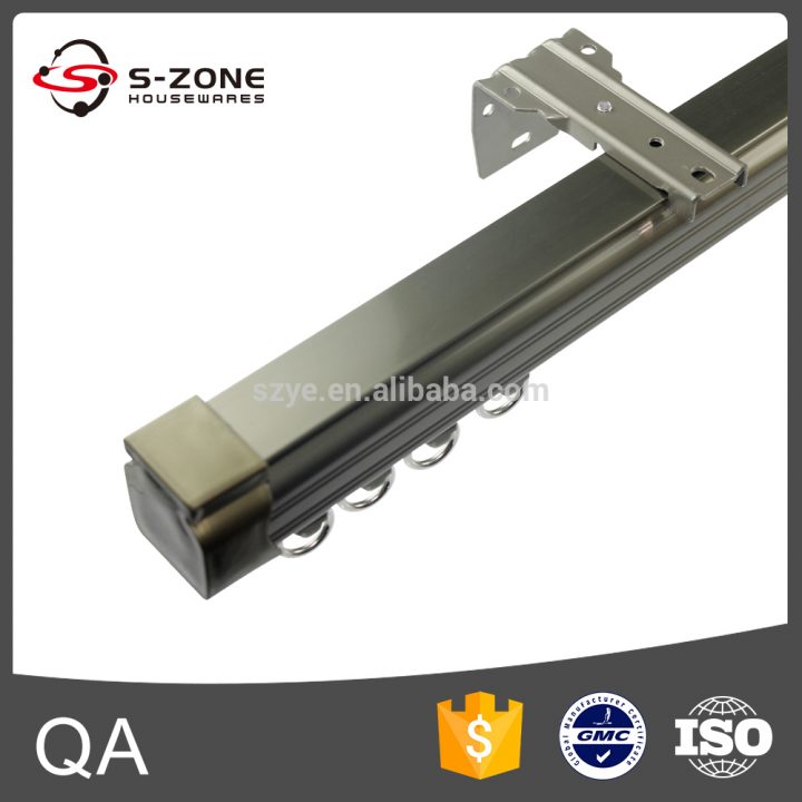 Heavy-Duty Décoratif Tringle À Rideaux En Aluminium-Pôles tout Tringle A Rideaux 5 Metres Heavy-Duty Décoratif Tringle À Rideaux En Aluminium-Pôles tout Tringle A Rideaux 5 Metres