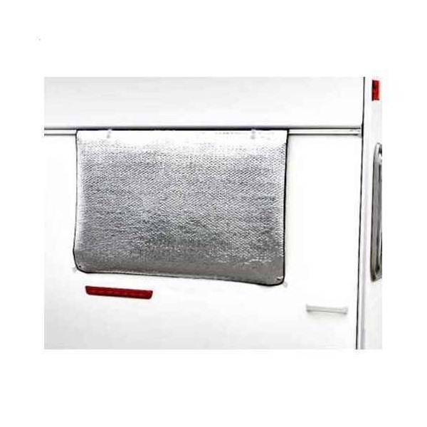 Hindermann Volet Extérieur Isolant Pour Baie De Caravane. concernant Rideau Isotherme Exterieur Camping Car