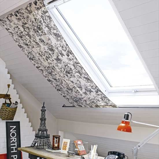 Home Office With Roof Blind | Skylight Shade, Skylight pour Rideau De Velux