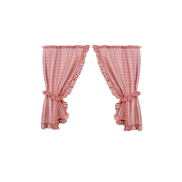 Homemaison – Rideau Bonne Femme À Carreaux Vichy Rouge Et à Rideaux Vichy Homemaison – Rideau Bonne Femme À Carreaux Vichy Rouge Et à Rideaux Vichy