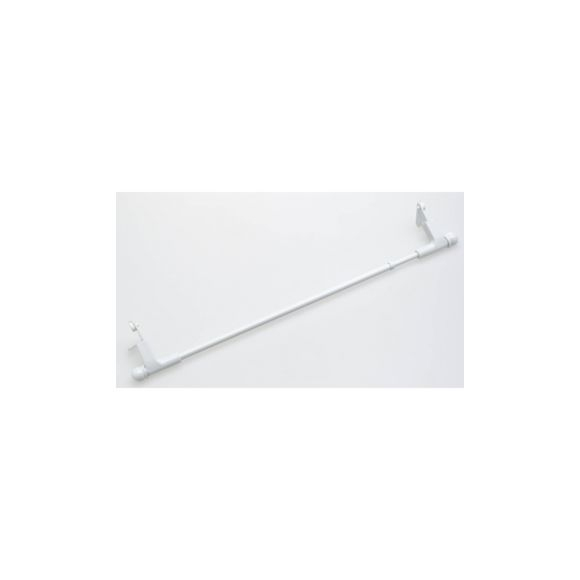 Homemaison – Tringle Blanche Avec Embouts Extensible serapportantà Tringle A Rideau Blanche