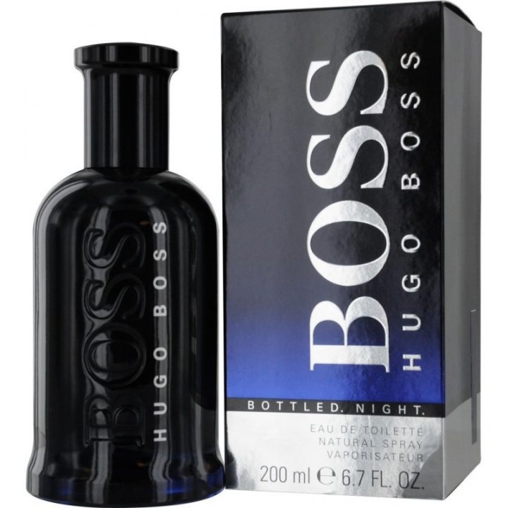 Hugo Boss Bottled Night Eau De Toilette 200 Ml Spray à Trousse De Toilette Hugo Boss