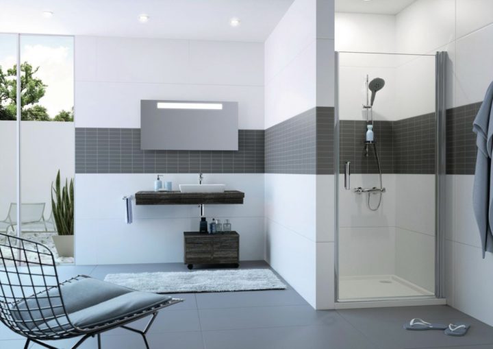 Huppe – Paroi De Douche Classics 2 Porte Battante Montage à Cabine De Douche Cedeo