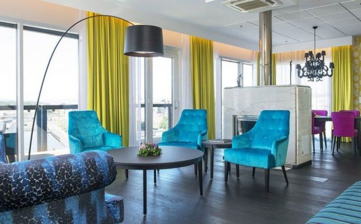 Idée Décoration Maison En Photos 2018 – Bleu Turquoise pour Rideaux Occultants Turquoise