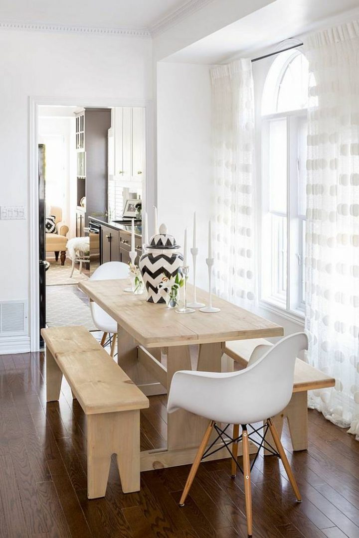 Idée Décoration Salle À Manger: Salle À Manger Shabby Chic dedans Tableau Décoration Salle À Manger