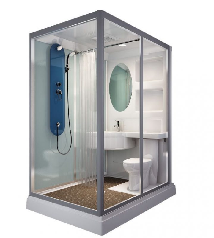In Stock! Sunzoom One Piece Bathroom,Modular Shower Room dedans Toilette Complete