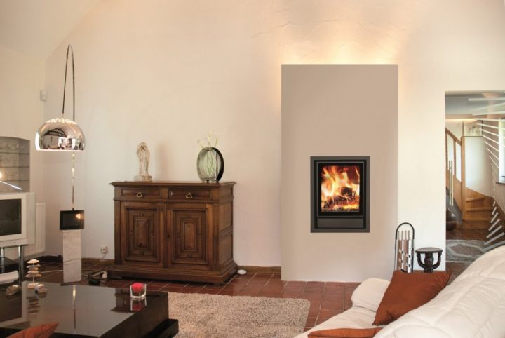 Insert À Bois Pour Cheminée : Prix Nordic Plus 56/75 Jidé destiné Cheminée Cassette