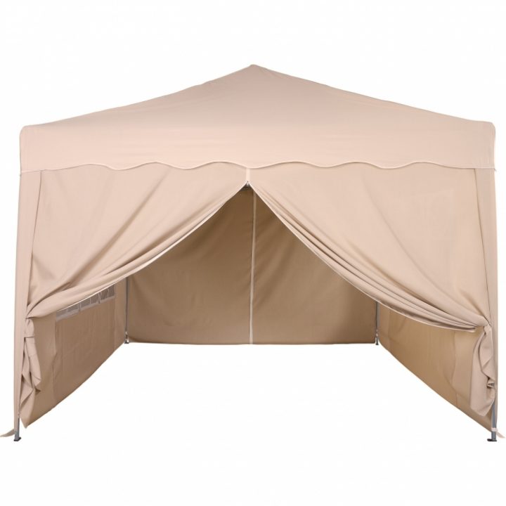 Instent® Tonnelle Pliante 3X3 M Avec 4 Panneaux Latéraux à Tonnelle Pliante 3X3 Avec Rideaux Instent® Tonnelle Pliante 3X3 M Avec 4 Panneaux Latéraux à Tonnelle Pliante 3X3 Avec Rideaux