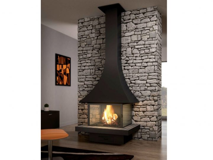 Julietta 985 Cheminée À Foyer Fermé By Jc Bordelet serapportantà Cheminée Bordelet