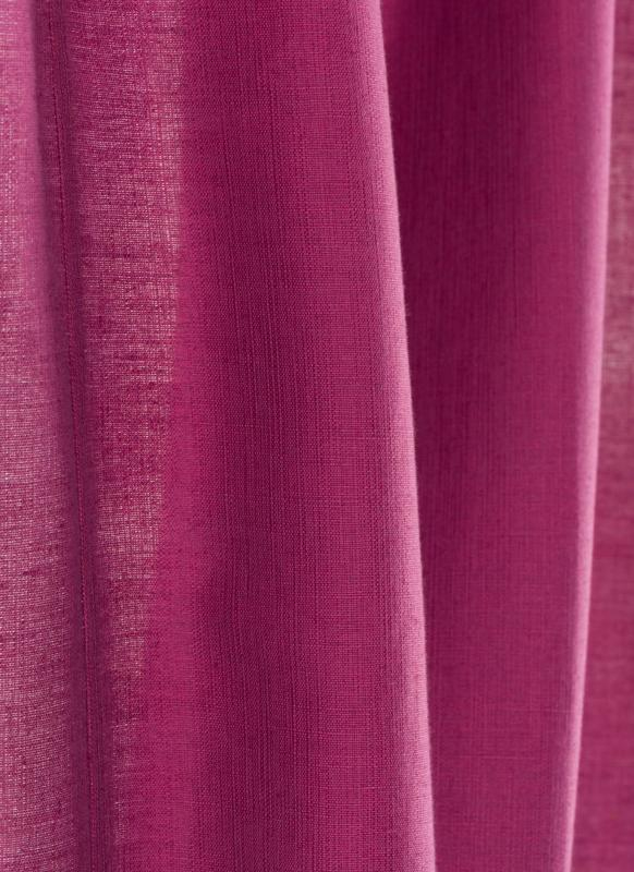 Jute Rideau En Toile – Framboise avec Rideaux Framboise