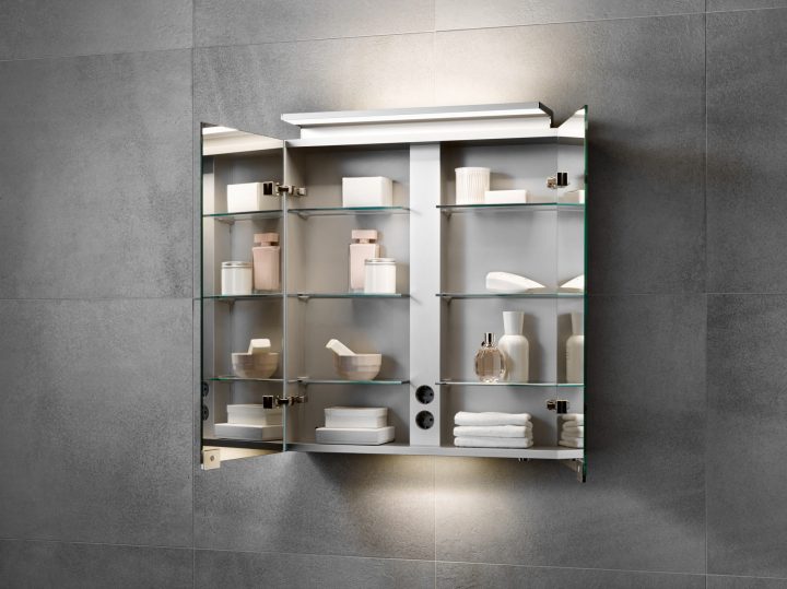 Keuco Royal L1 – Armoire De Toilette Avec Éclairage Led intérieur Armoire De Toilette Sans Miroir