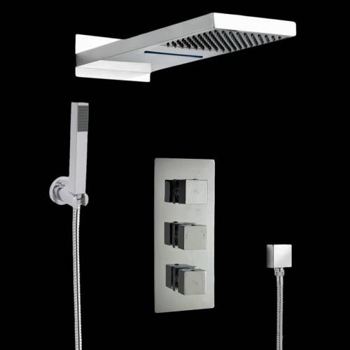 Kit De Douche Thermostatique Encastrable – Pommeau Pluie tout Ensemble Douche Encastrable