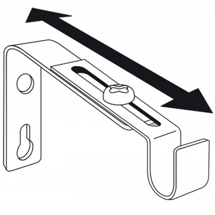 Kit De Tringle Complet Pour Rideau tout Tringle A Rideau Noir