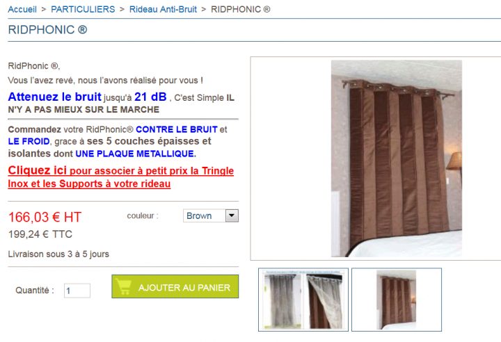 Kit Isolation Phonique Porte – Isolation Idées intérieur Rideau Isolation Phonique