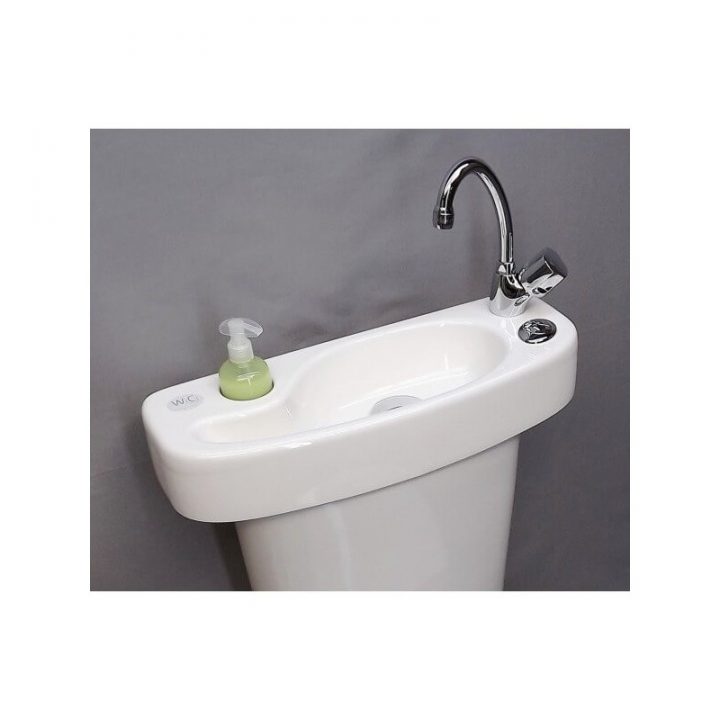 Kit Lave-Mains Wc & Chasse D'Eau Adaptable Au Réservoir tout Comment Installer Un Lavabo Dans Les Toilettes