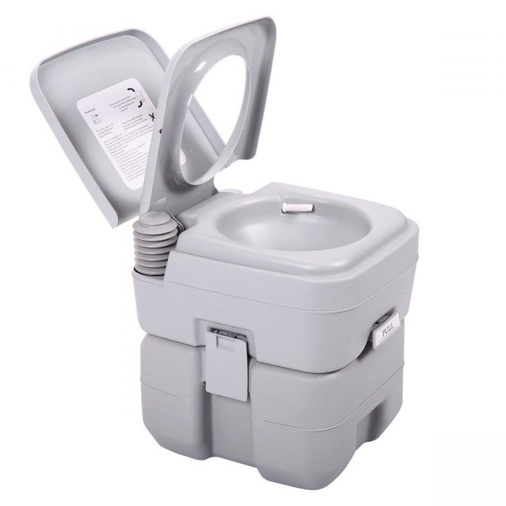 Ktaxon Portable Camping Toilet, 5 Gallon Capacity Leak intérieur Toilettes Portables