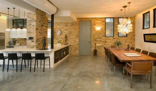 La Cuisine Ouverte Sur La Salle À Manger – 55 Photos intérieur Papier Peint Salle À Manger