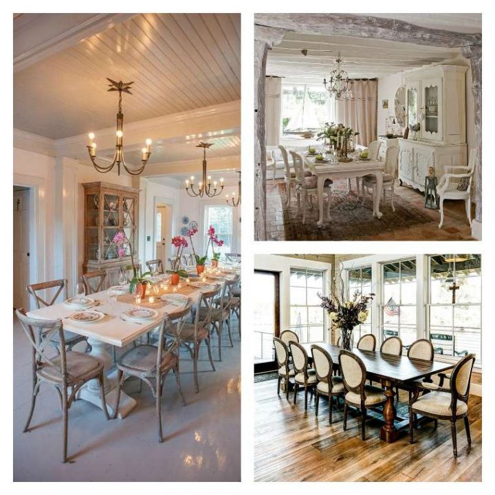 La Déco Campagne Chic S'Invite Dans La Salle À Manger concernant Salle A Manger Campagne Chic