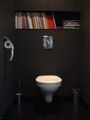 La Décopèlemêle – Visite – Le Noir – – El' Lefébien | Idée intérieur Toilettes Noires