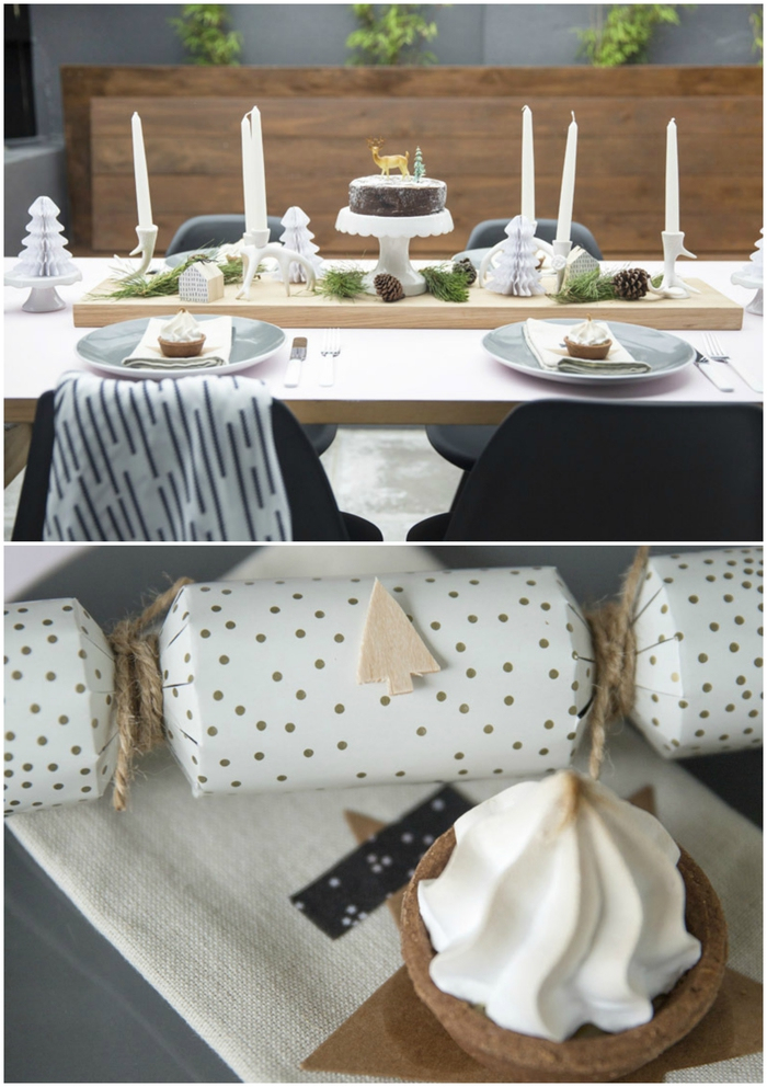 La Décoration De Table De Noël Scandinave – 3 Façons De encequiconcerne Chemin De Table Scandinave