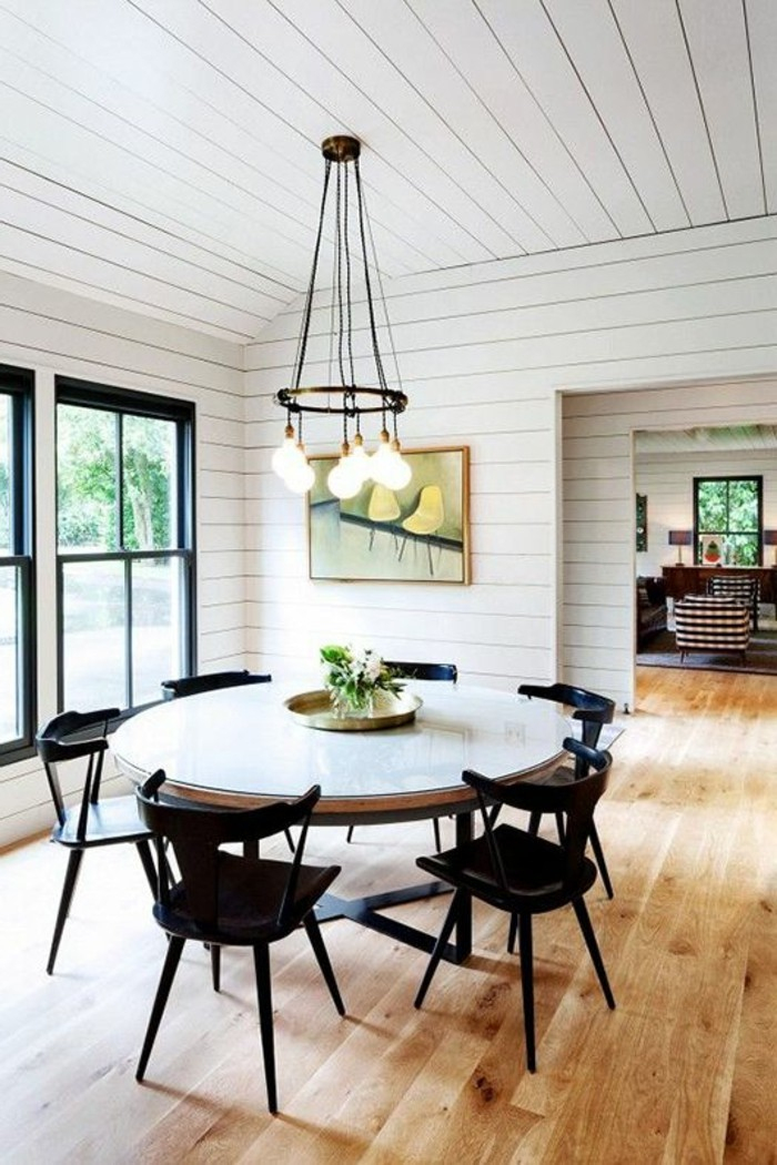 La Plus Originale Table De Cuisine Ronde En 56 Photos! intérieur Salle A Manger Originale