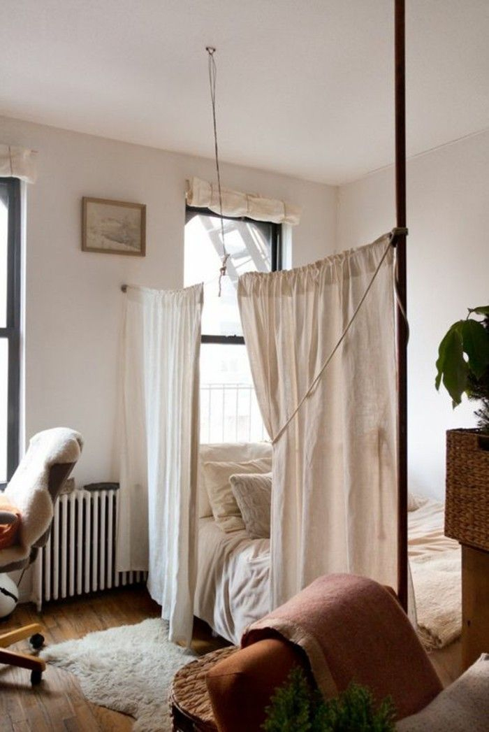 La Séparation De Pièce Amovible, Optez Pour Un Rideau encequiconcerne Rideau Séparateur De Pièce