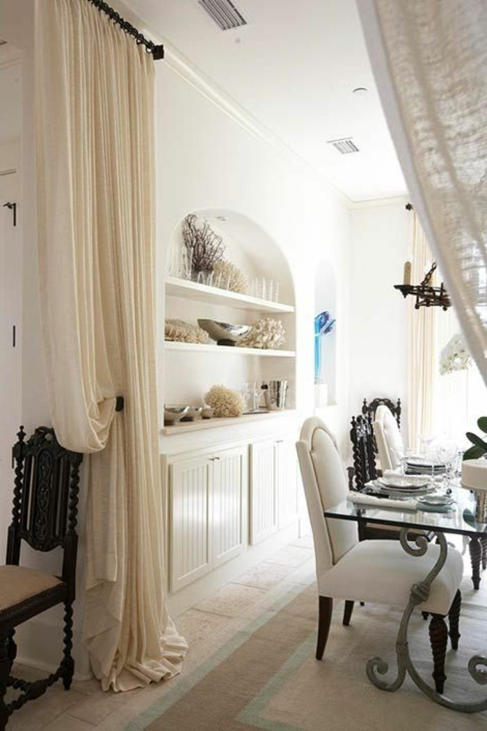 La Séparation De Pièce Amovible, Optez Pour Un Rideau! intérieur Rideau Séparateur De Pièce