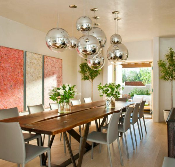 La Suspension De Salle À Manger Finit L'Apparence De L intérieur Luminaires Salle À Manger