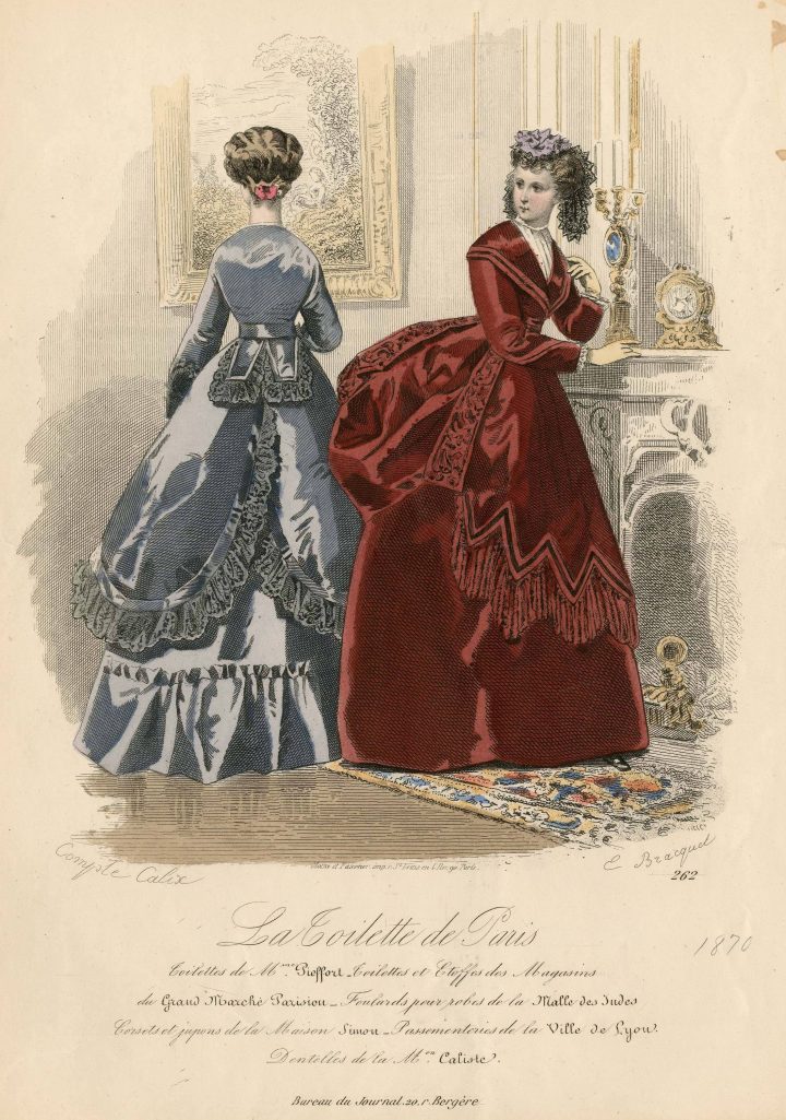La Toilette De Paris 1868 | Victorian Fashion Women encequiconcerne Toilette A Paris